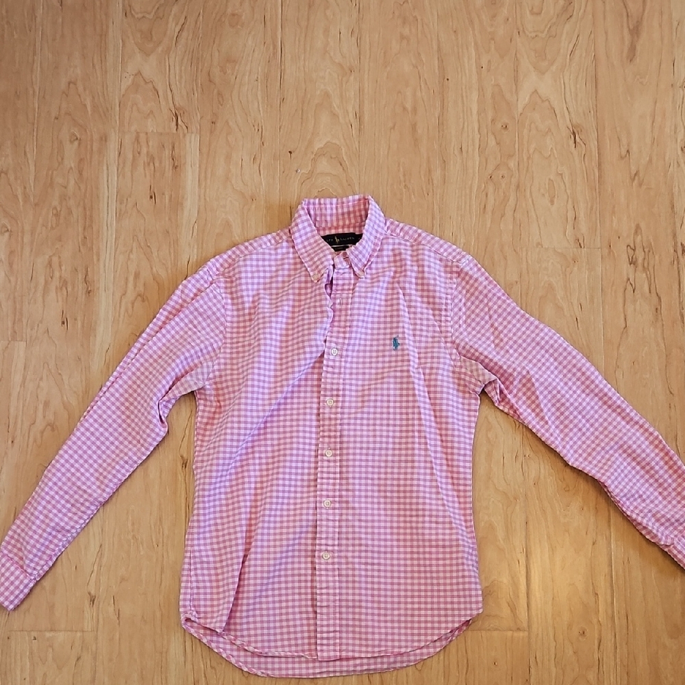 Ralph Lauren Pink Gingham Casual Shirt